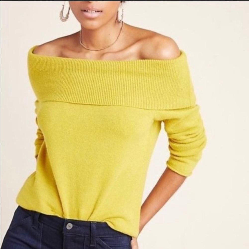 Anthropologie Shelby Off the Shoulder Pullover
Sweater